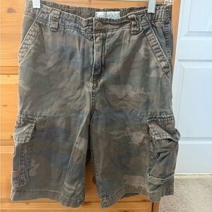 Boys Camouflage Cargo Shorts